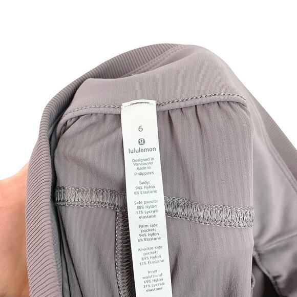 Lululemon Beyond the Studio High Rise Jogger Pant Lunar Rock Size 6 - Picture 6 of 7